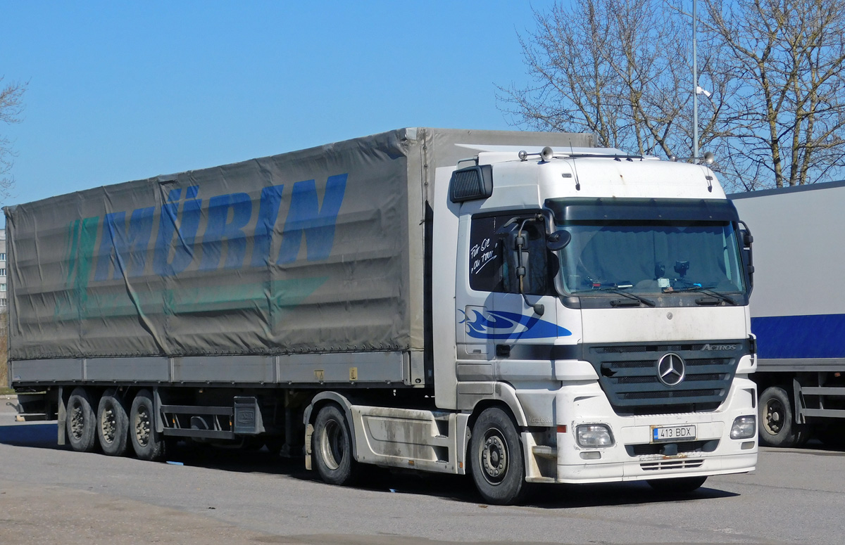 Эстония, № 413 BDX — Mercedes-Benz Actros ('2003) 1844