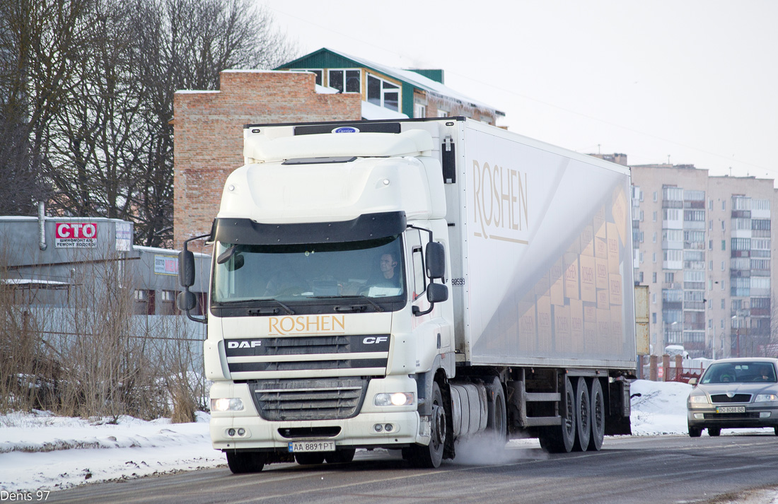 Киев, № АА 8891 РТ — DAF CF85 FT