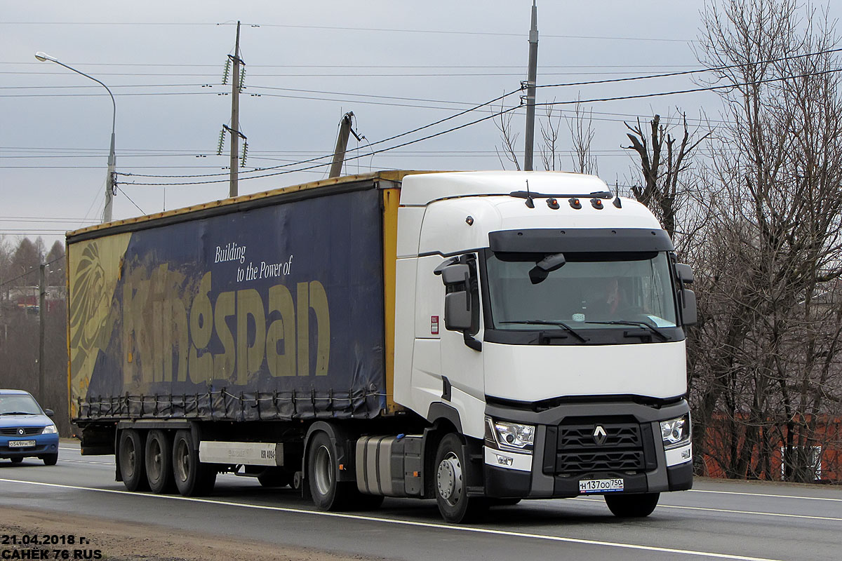 Московская область, № Н 137 ОО 750 — Renault T-Series ('2013)