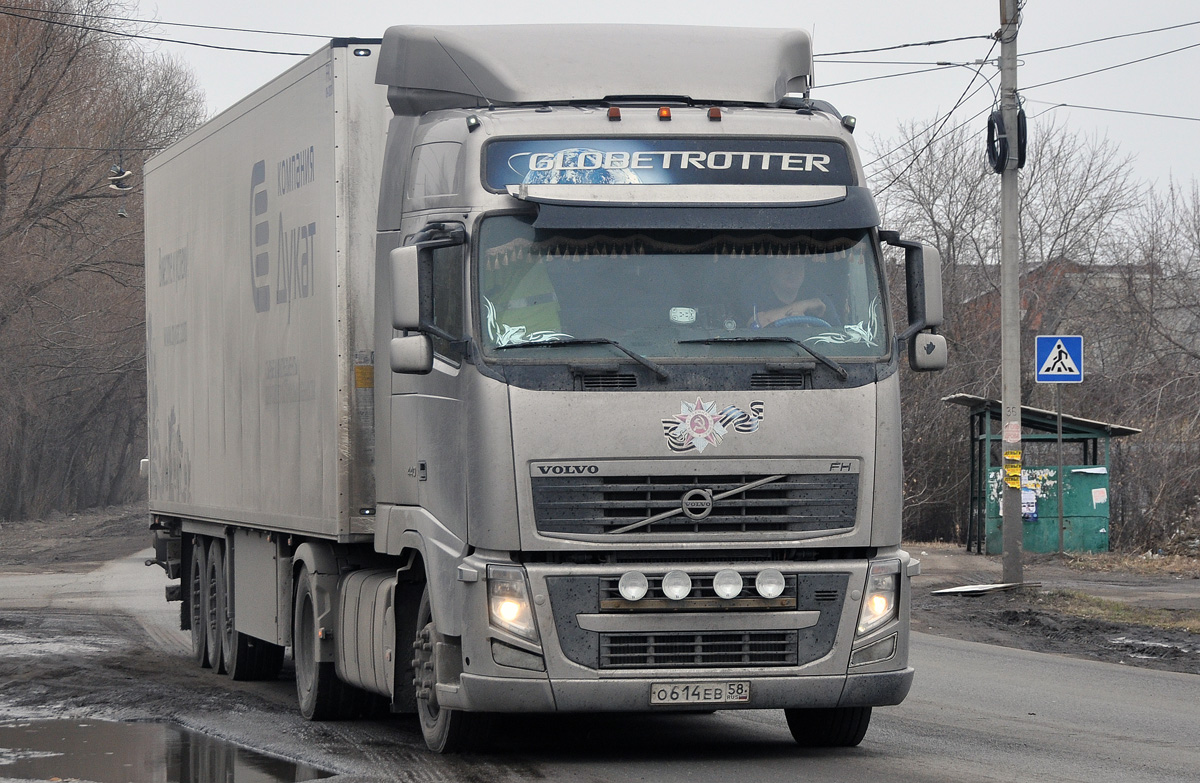 Пензенская область, № О 614 ЕВ 58 — Volvo ('2008) FH.440