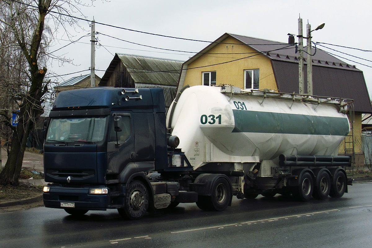 Ивановская область, № А 777 СУ 37 — Renault Premium ('1996)