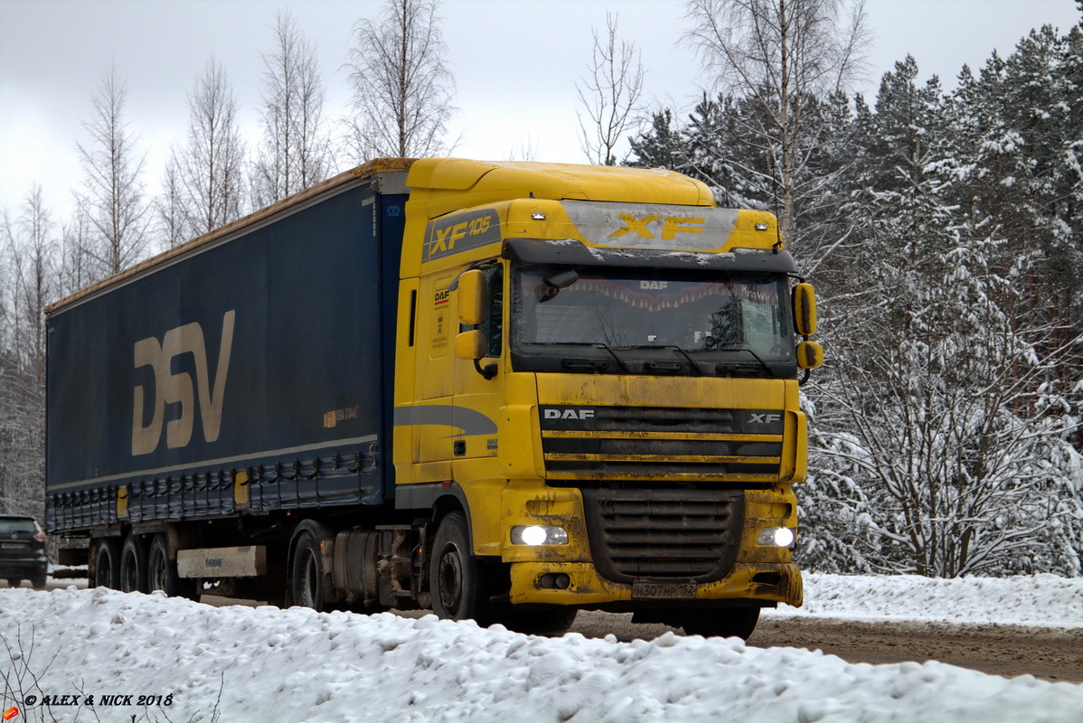 Нижегородская область, № Н 307 МР 152 — DAF XF105 FT