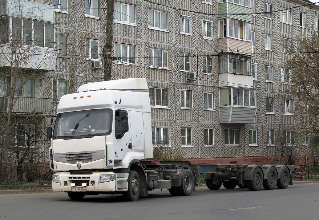 Калужская область, № О 190 ВМ 40 — Renault Premium ('2006)