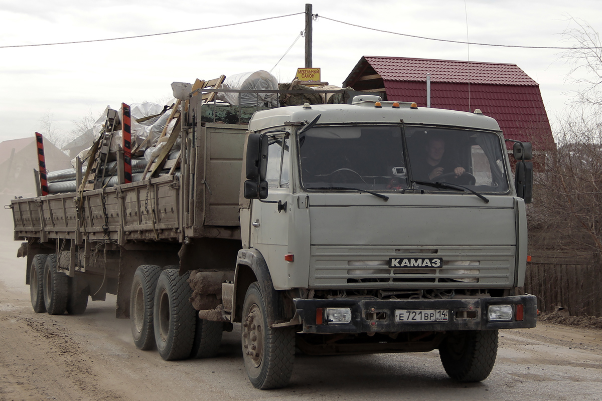 Саха (Якутия), № Е 721 ВР 14 — КамАЗ-54115 (общая модель)