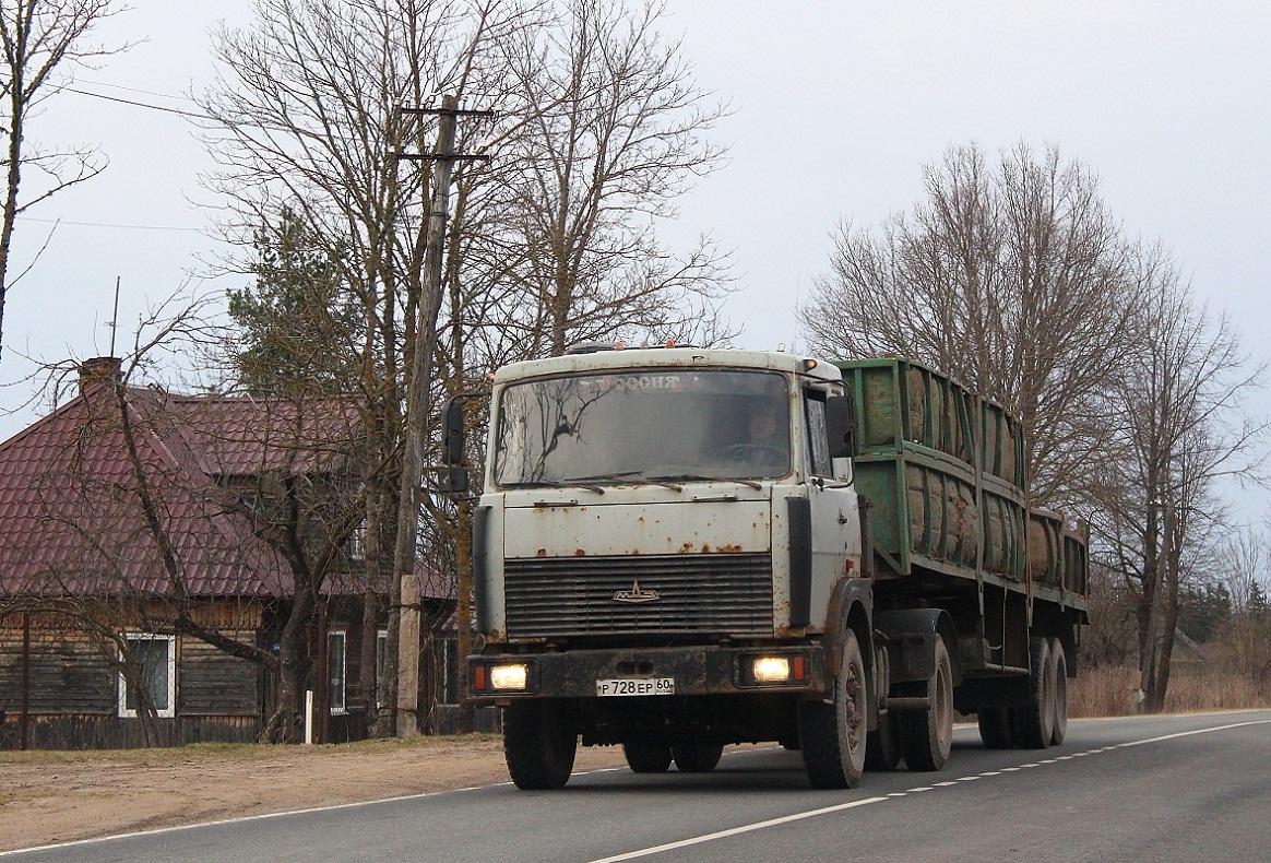 Псковская область, № Р 728 ЕР 60 — МАЗ-54329