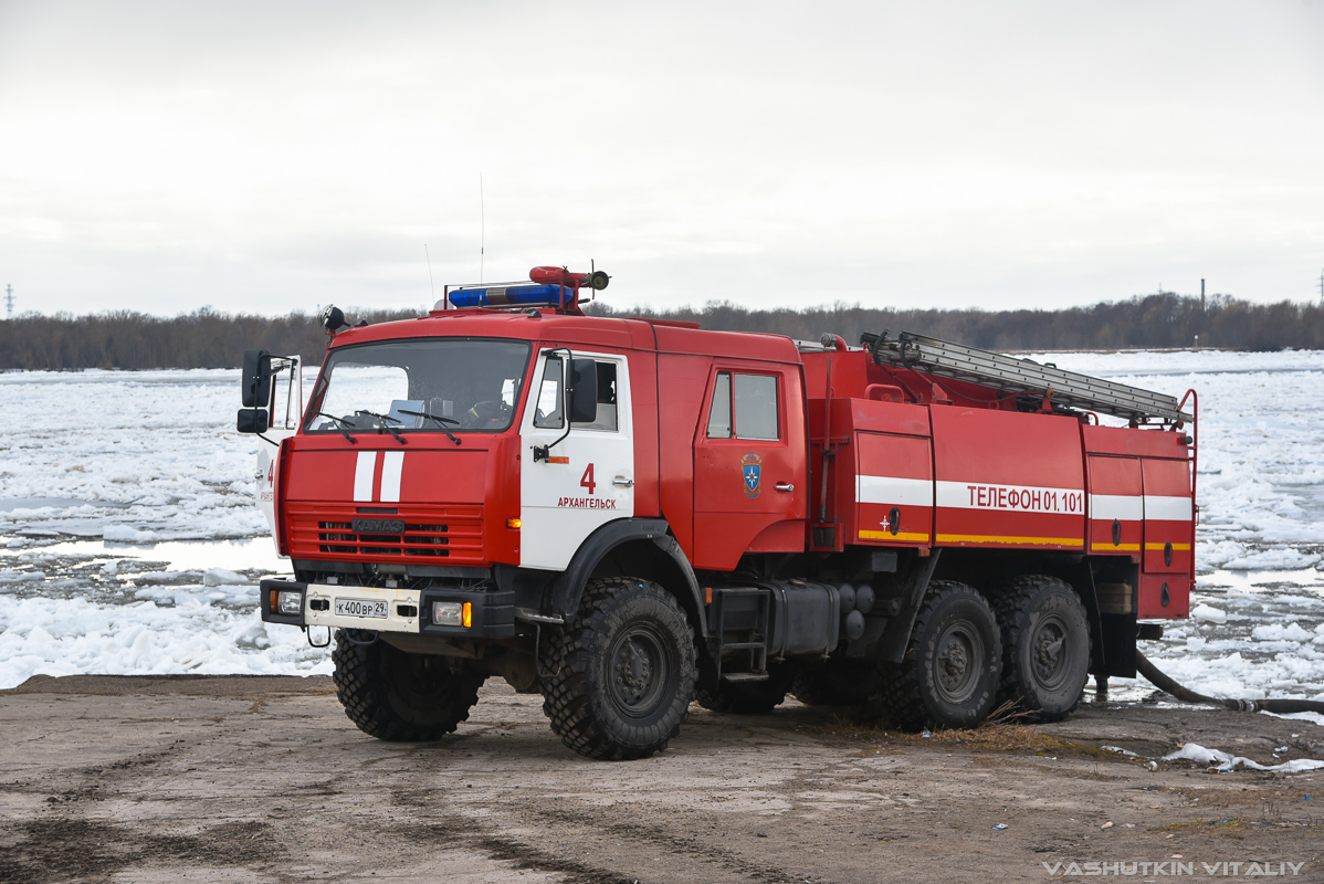 Архангельская область, № К 400 ВР 29 — КамАЗ-43118-15 [43118R]