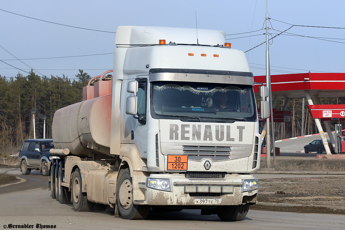 Томская область, № К 397 ТЕ 70 — Renault Premium ('2006) [X9P]