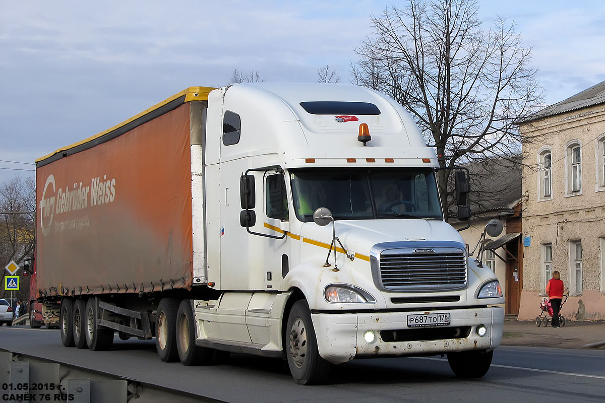 Санкт-Петербург, № Р 687 ТО 178 — Freightliner Columbia