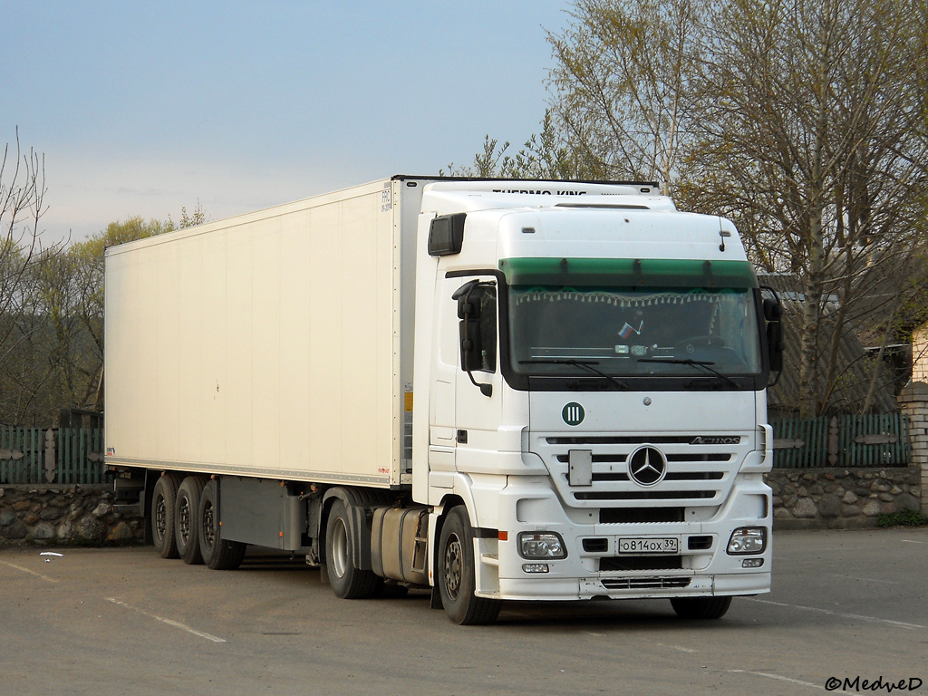 Калининградская область, № О 814 ОХ 39 — Mercedes-Benz Actros ('2003) 1844