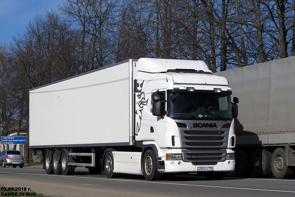 Московская область, № Н 900 СК 750 — Scania ('2009) G420