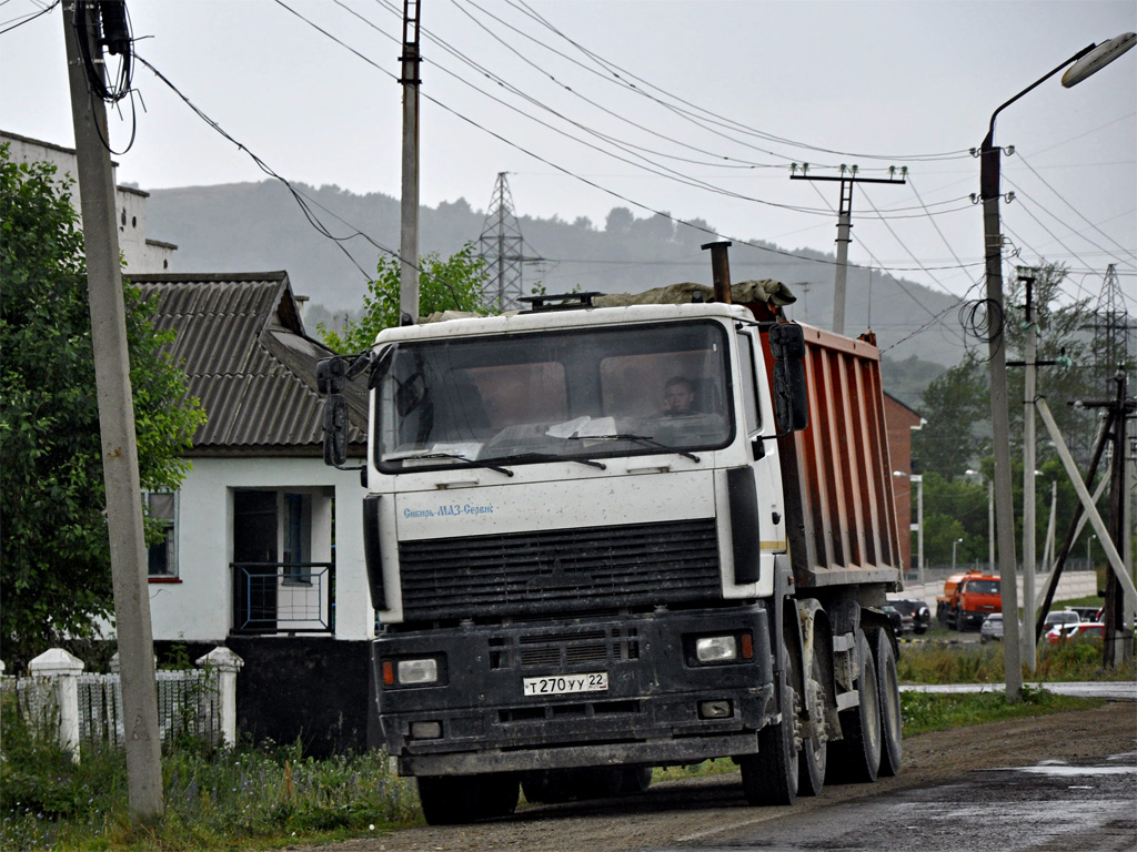 Алтайский край, № Т 270 УУ 22 — МАЗ-6516A9