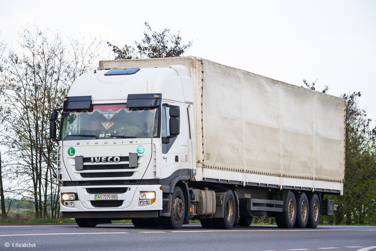 Закарпатская область, № АО 7270 ВВ — IVECO Stralis ('2007) 450