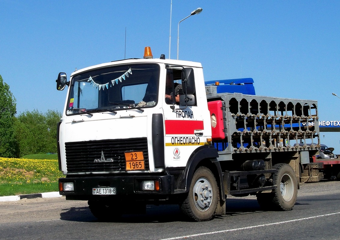 Могилёвская область, № АЕ 1318-6 — МАЗ-4570 (общая модель)