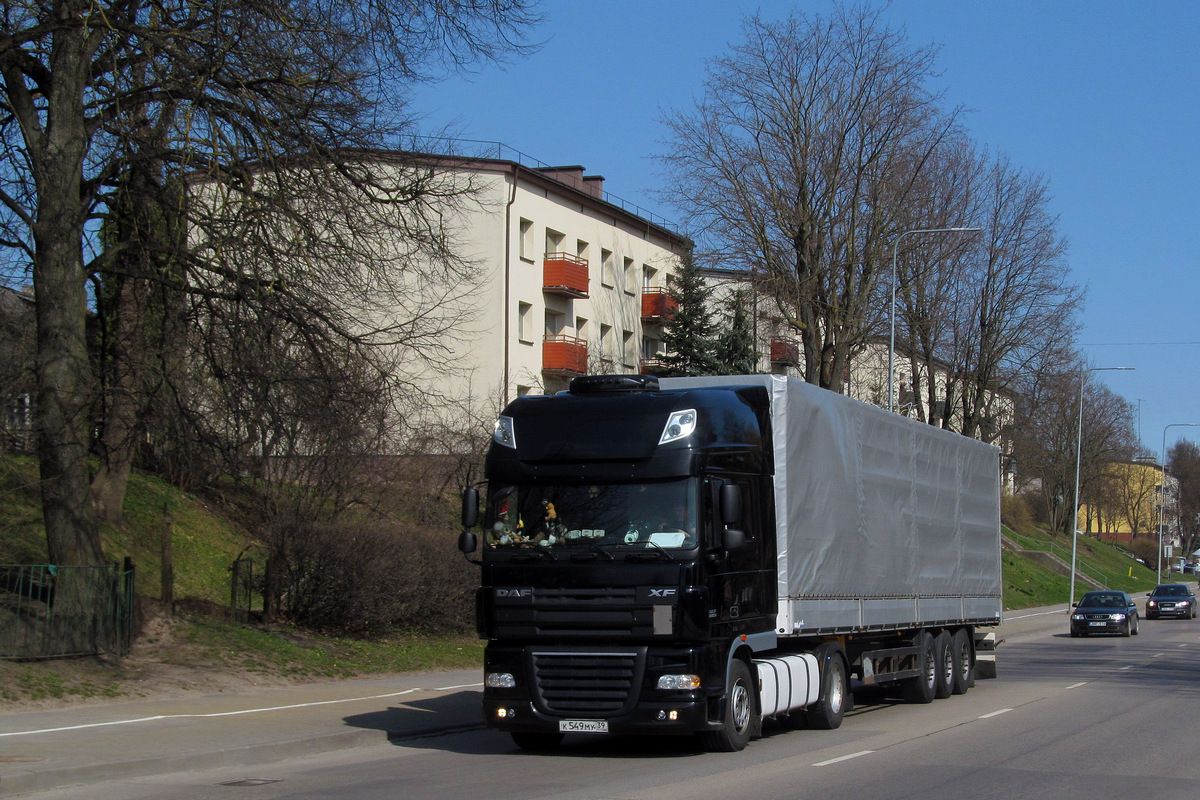 Калининградская область, № К 549 МУ 39 — DAF XF105 FT