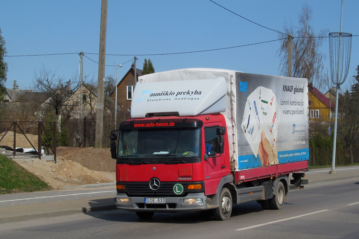 Литва, № GOE 533 — Mercedes-Benz Atego 818