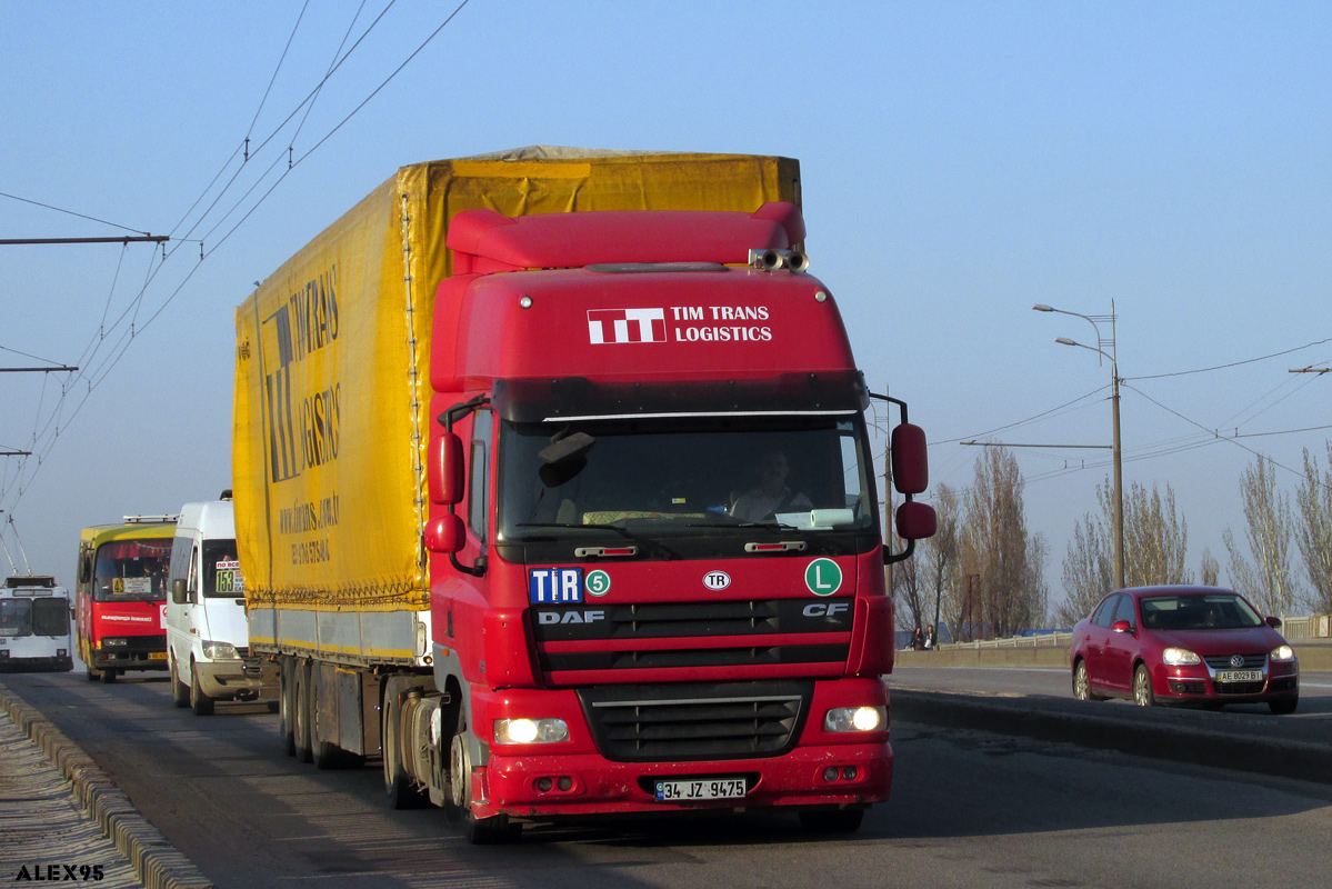 Турция, № 34 JZ 9475 — DAF CF85 FT