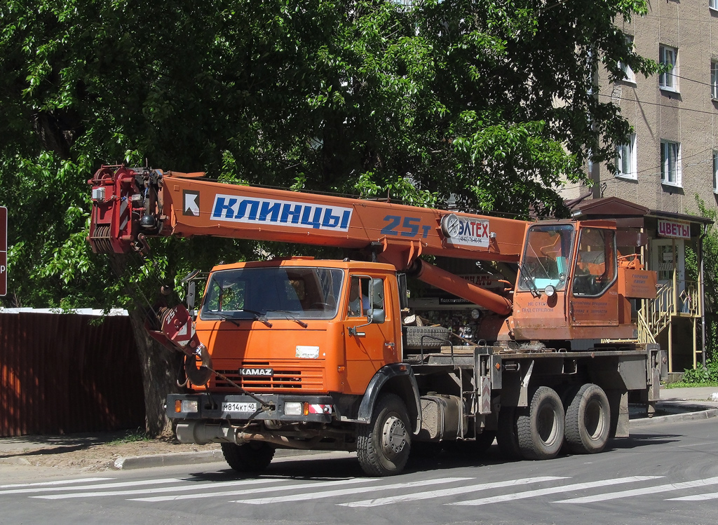 Калужская область, № М 814 КТ 40 — КамАЗ-65115-62