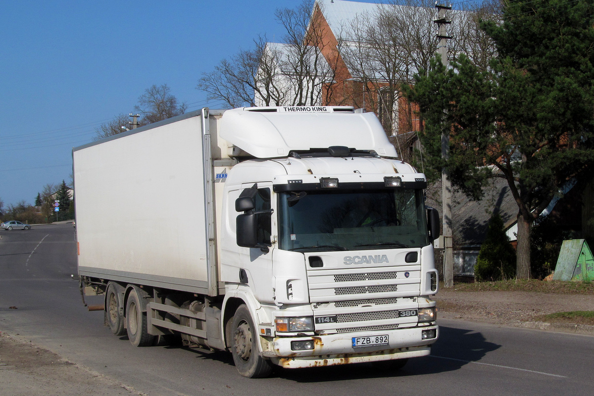 Литва, № FZB 892 — Scania ('1996) P114L