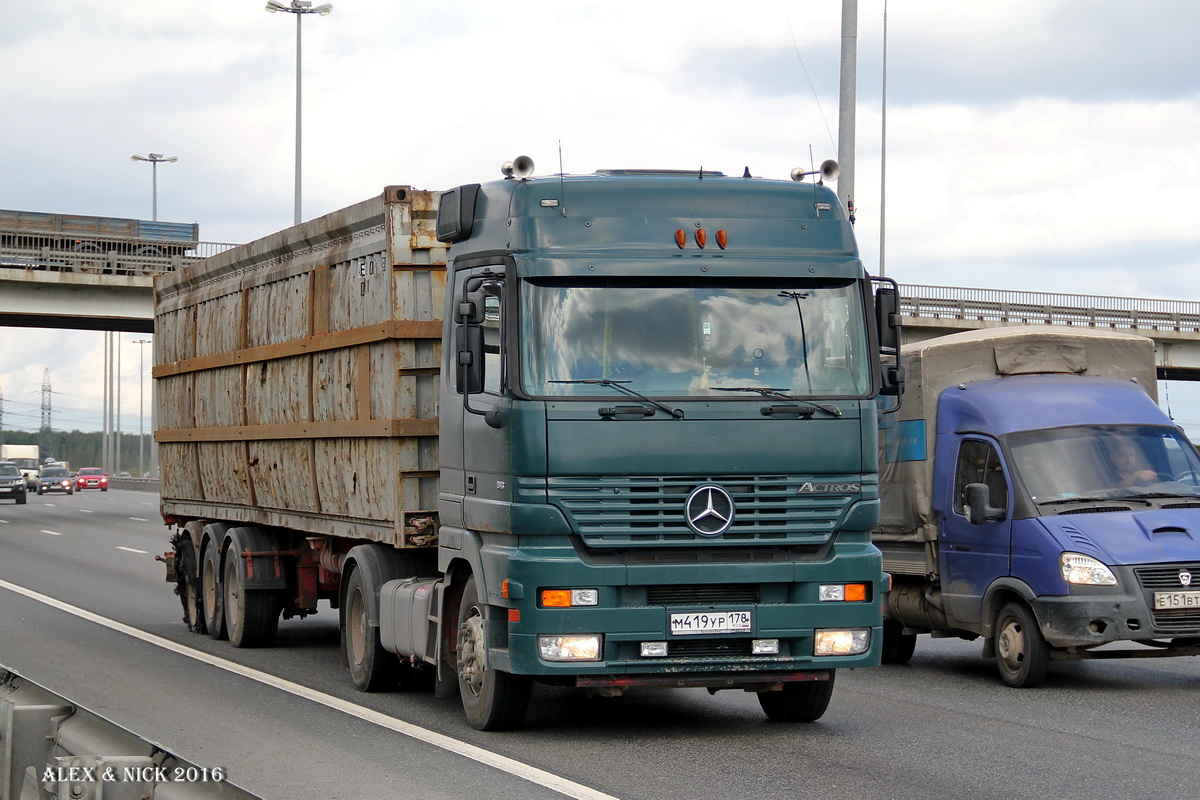 Санкт-Петербург, № М 419 УР 178 — Mercedes-Benz Actros ('1997) 1843