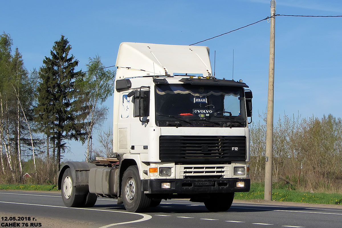 Москва, № Е 744 ОУ 197 — Volvo ('1987) F12