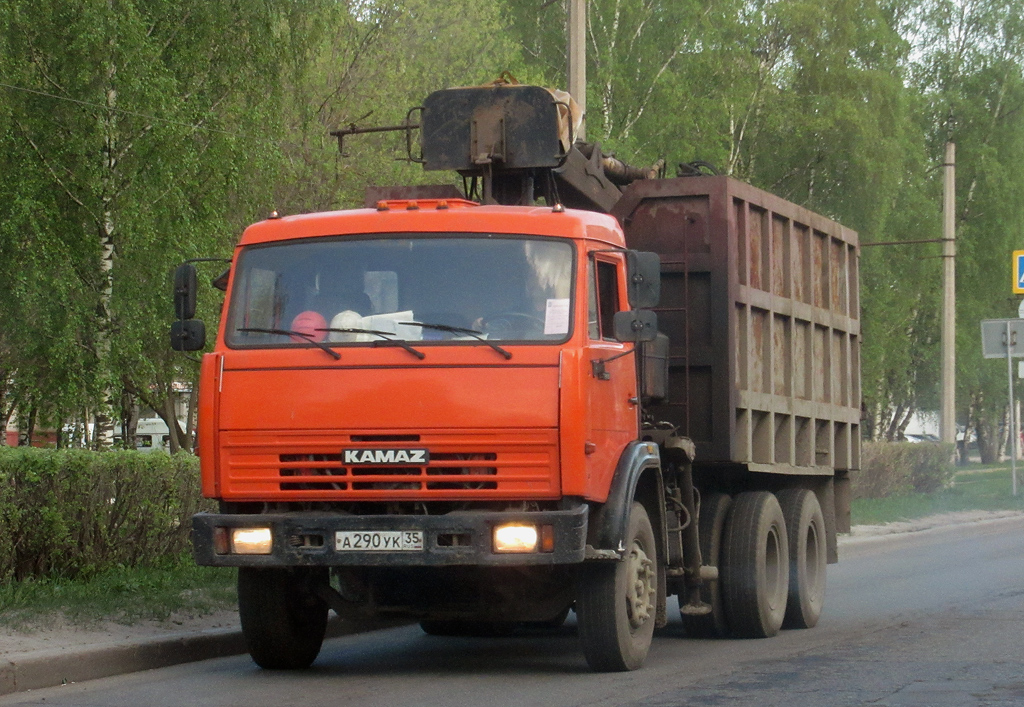 Вологодская область, № А 290 УК 35 — КамАЗ-53229-02 [53229C]