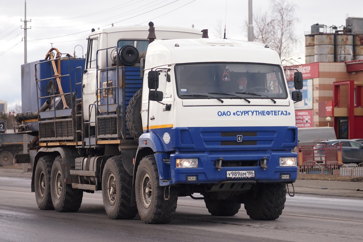 Ханты-Мансийский автоном.округ, № У 989 ВМ 186 — КамАЗ-63501-40