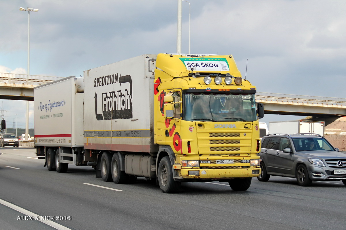 Санкт-Петербург, № М 402 ЕЕ 178 — Scania ('1996) R144G