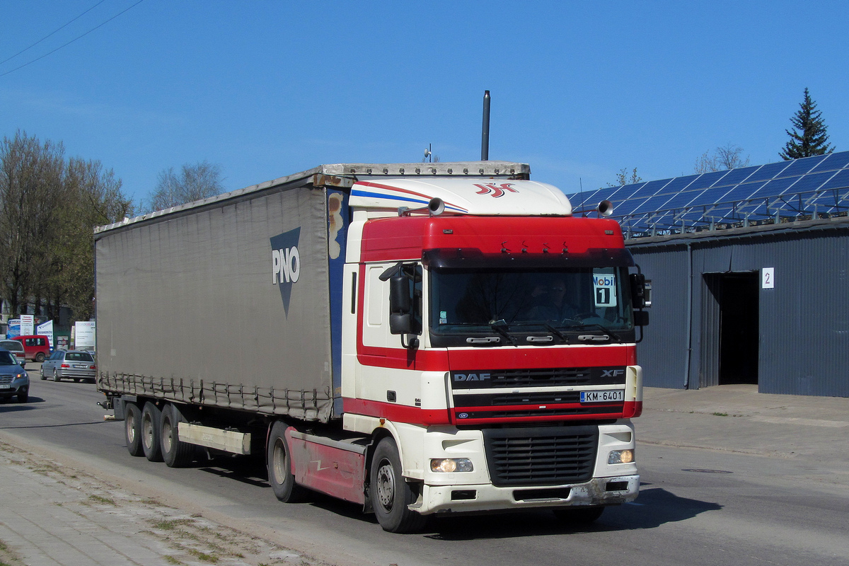 Латвия, № KM-6401 — DAF XF95 FT