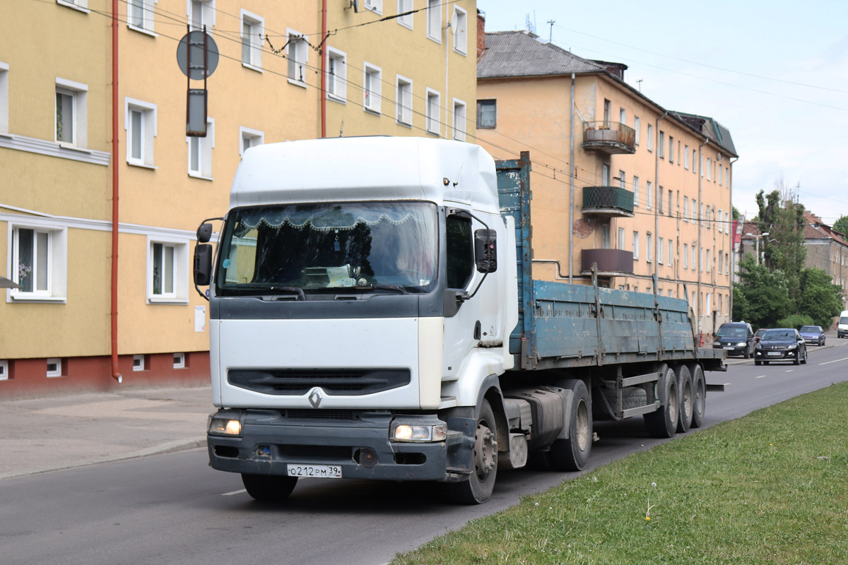 Калининградская область, № О 212 РМ 39 — Renault Premium ('1996)