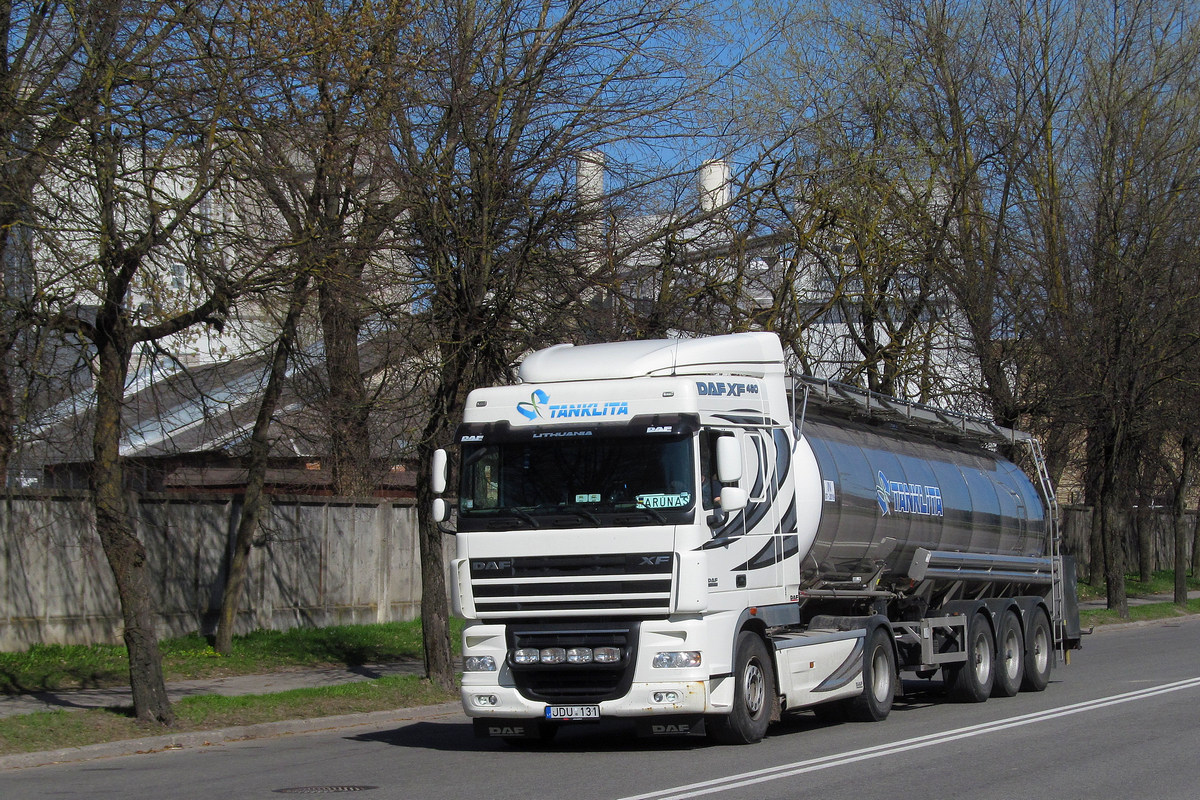 Литва, № JDU 131 — DAF XF105 FT