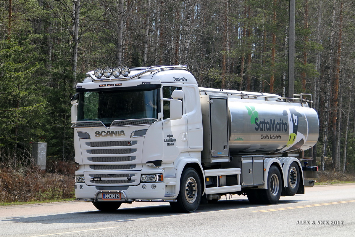 Финляндия, № BSX-812 — Scania ('2013) R520