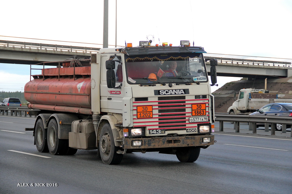 Санкт-Петербург, № О 577 ТА 98 — Scania (II) R143H