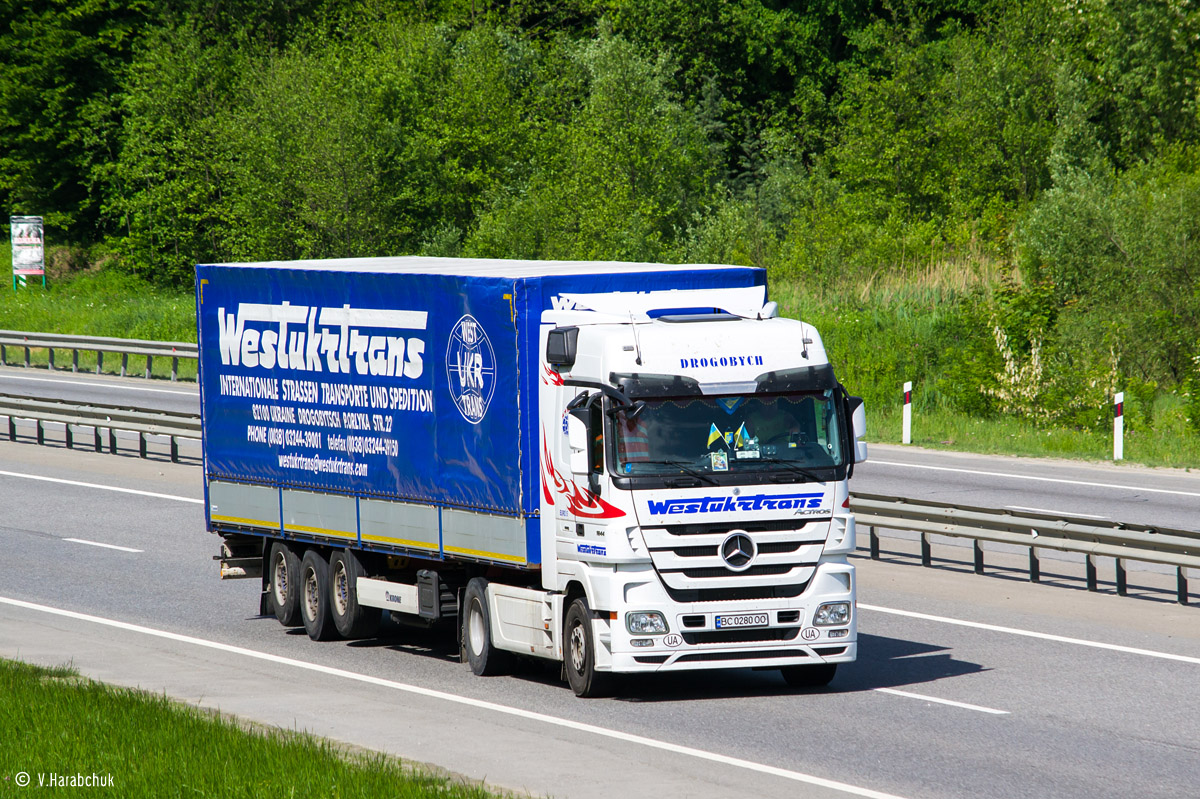 Львовская область, № ВС 0280 ОО — Mercedes-Benz Actros ('2009) 1844