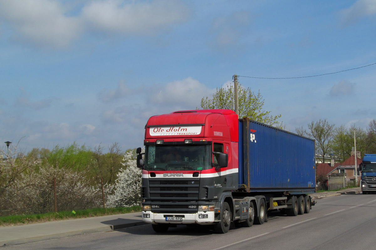 Литва, № JJA 572 — Scania ('1996) R124L