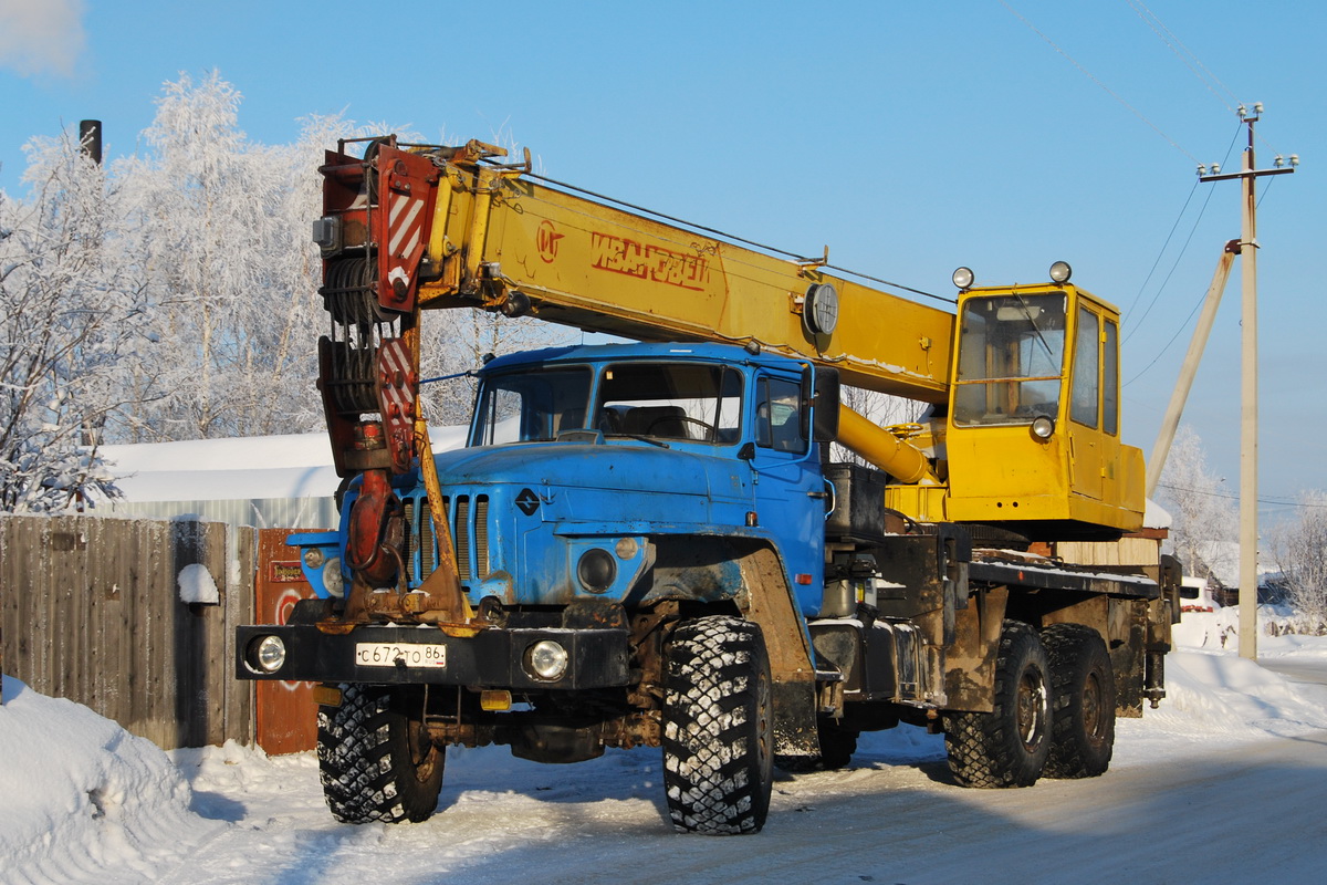 Ханты-Мансийский автоном.округ, № С 672 ТО 86 — Урал-4320-40