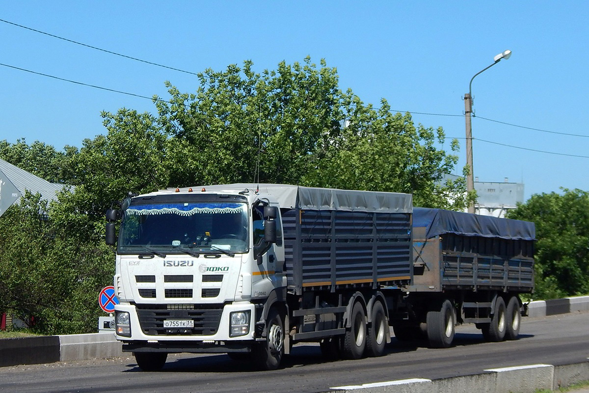 Белгородская область, № О 755 ТК 31 — Isuzu Giga CYZ