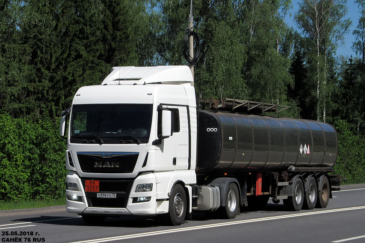 Ярославская область, № К 896 РО 76 — MAN TGX ('2012) 18.440