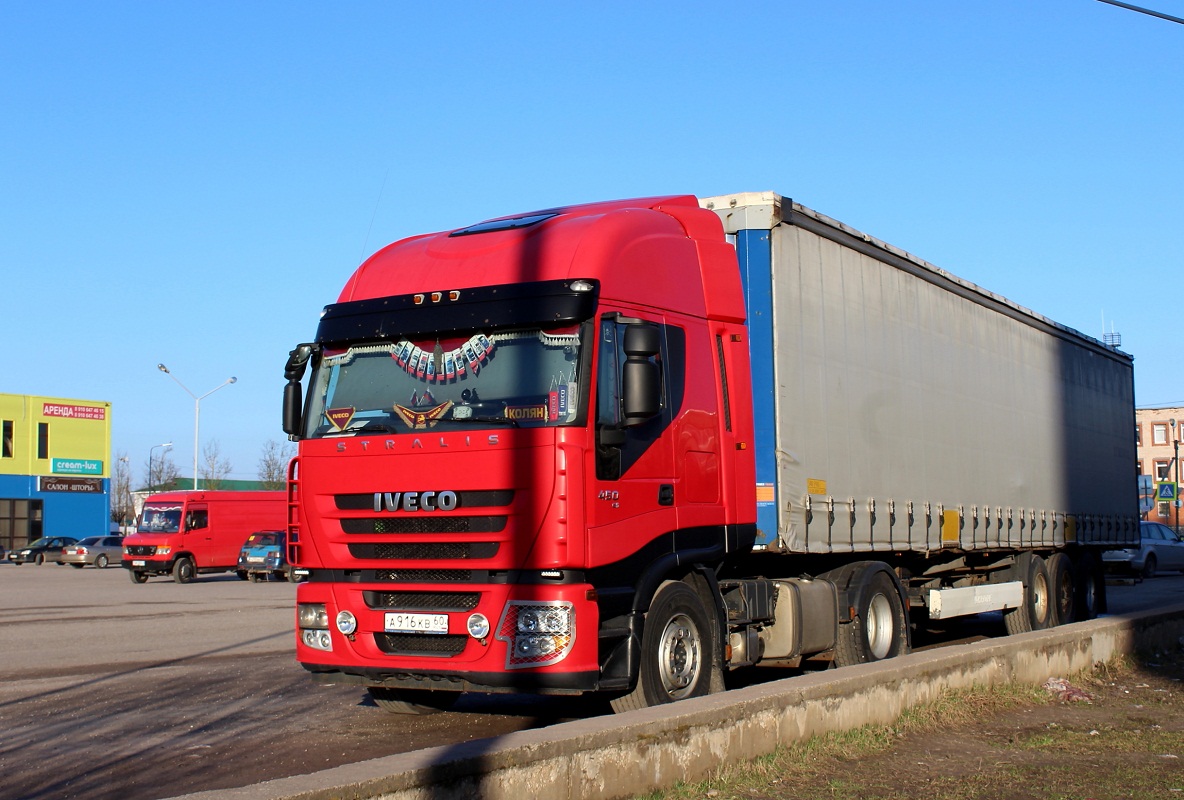 Псковская область, № А 916 КВ 60 — IVECO Stralis ('2007) 450