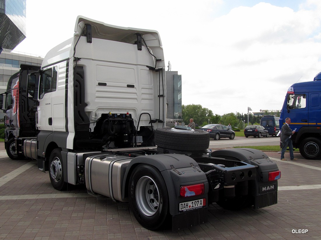 Германия, № DAH 197A — MAN TGX ('2007) 18.440; Минск — Выставка "БАМАП-2018"