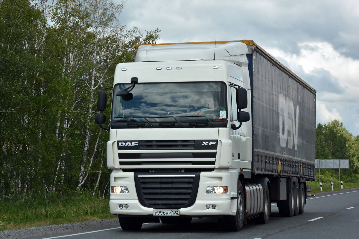 Башкортостан, № У 996 НР 102 — DAF XF105 FT