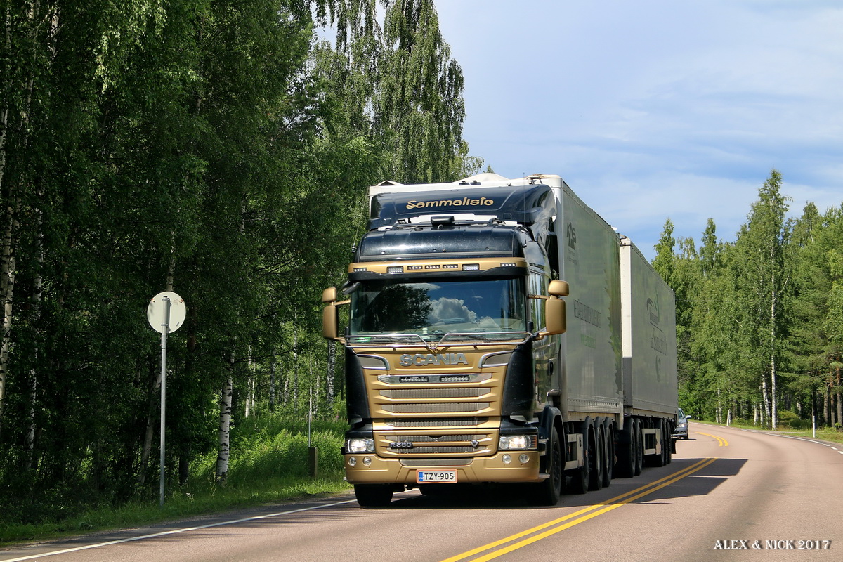 Финляндия, № TZY-805 — Scania ('2013) R580