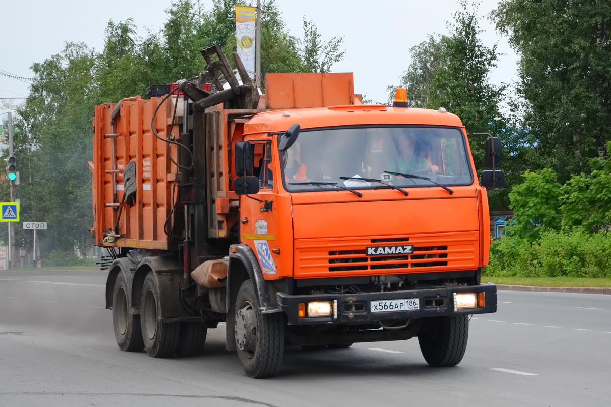 Ханты-Мансийский автоном.округ, № Х 566 АР 186 — КамАЗ-65115-62