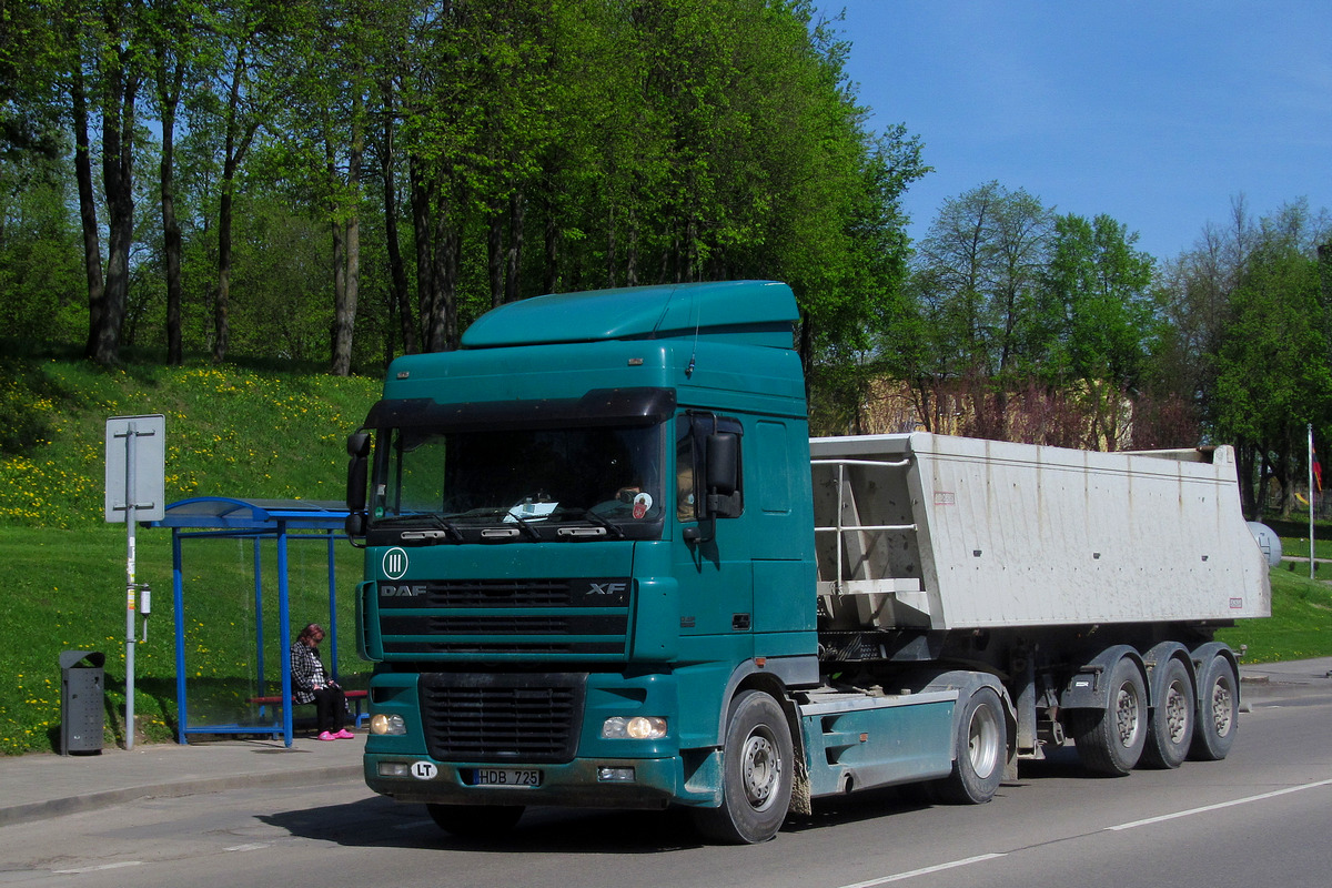 Литва, № HDB 725 — DAF XF95 FT