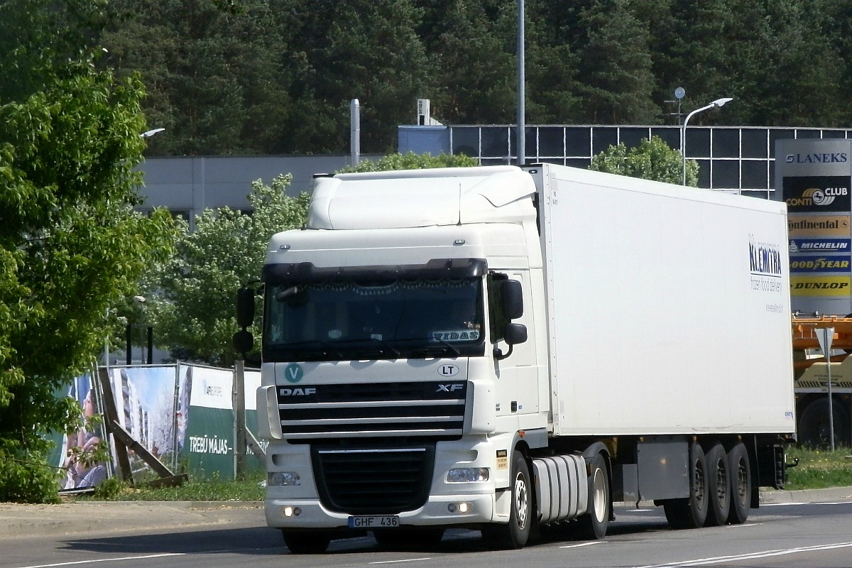 Литва, № GHF 436 — DAF XF105 FT