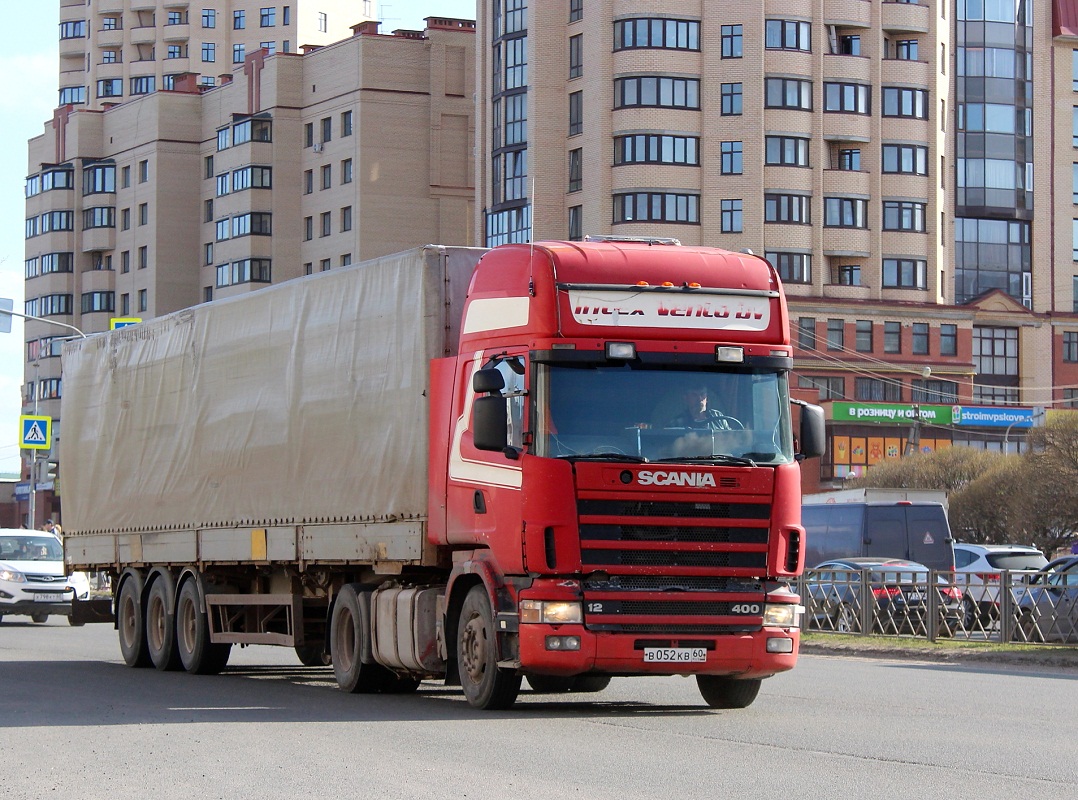 Псковская область, № В 052 КВ 60 — Scania ('1996) R124L