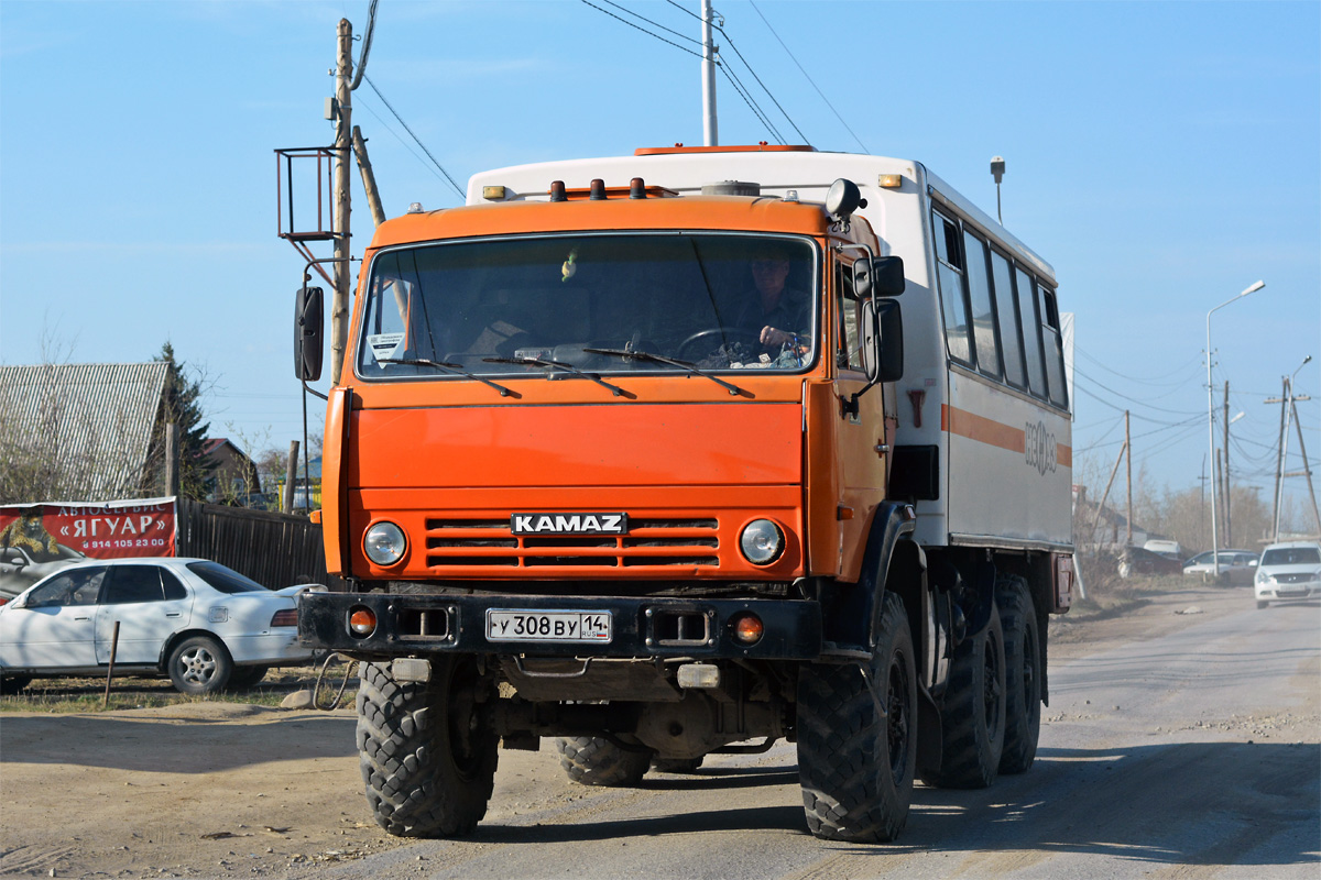 Саха (Якутия), № У 308 ВУ 14 — КамАЗ-43101