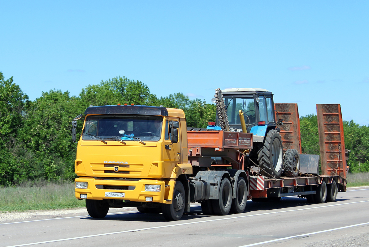 Волгоградская область, № С 144 РН 34 — КамАЗ-65116-N3