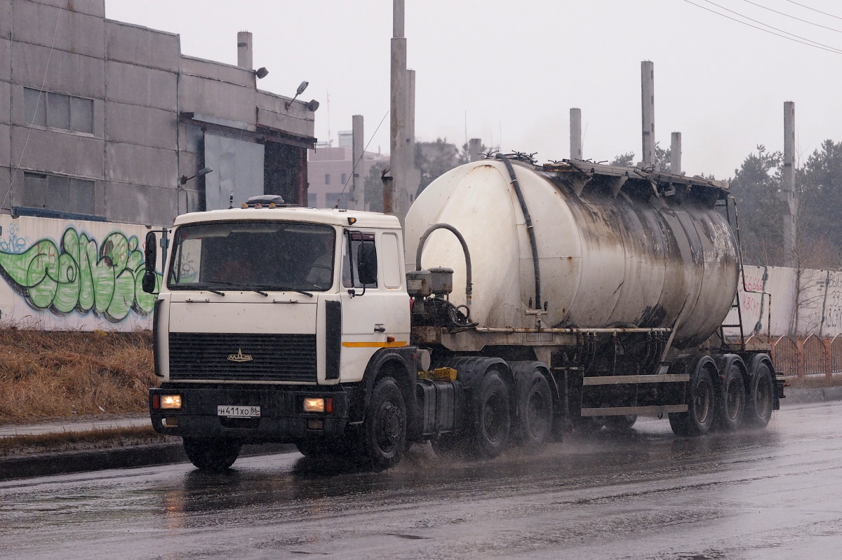 Ханты-Мансийский автоном.округ, № Н 411 ХО 86 — МАЗ-6422A8