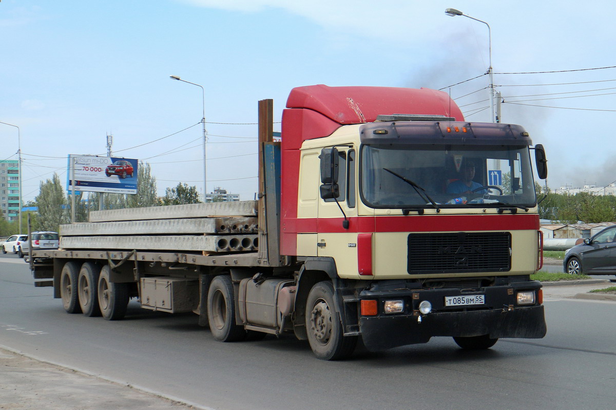 Омская область, № Т 085 ВМ 55 — MAN F90 19.xxx (общая)