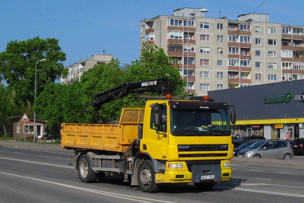 Литва, № HUO 254 — DAF CF65 FA